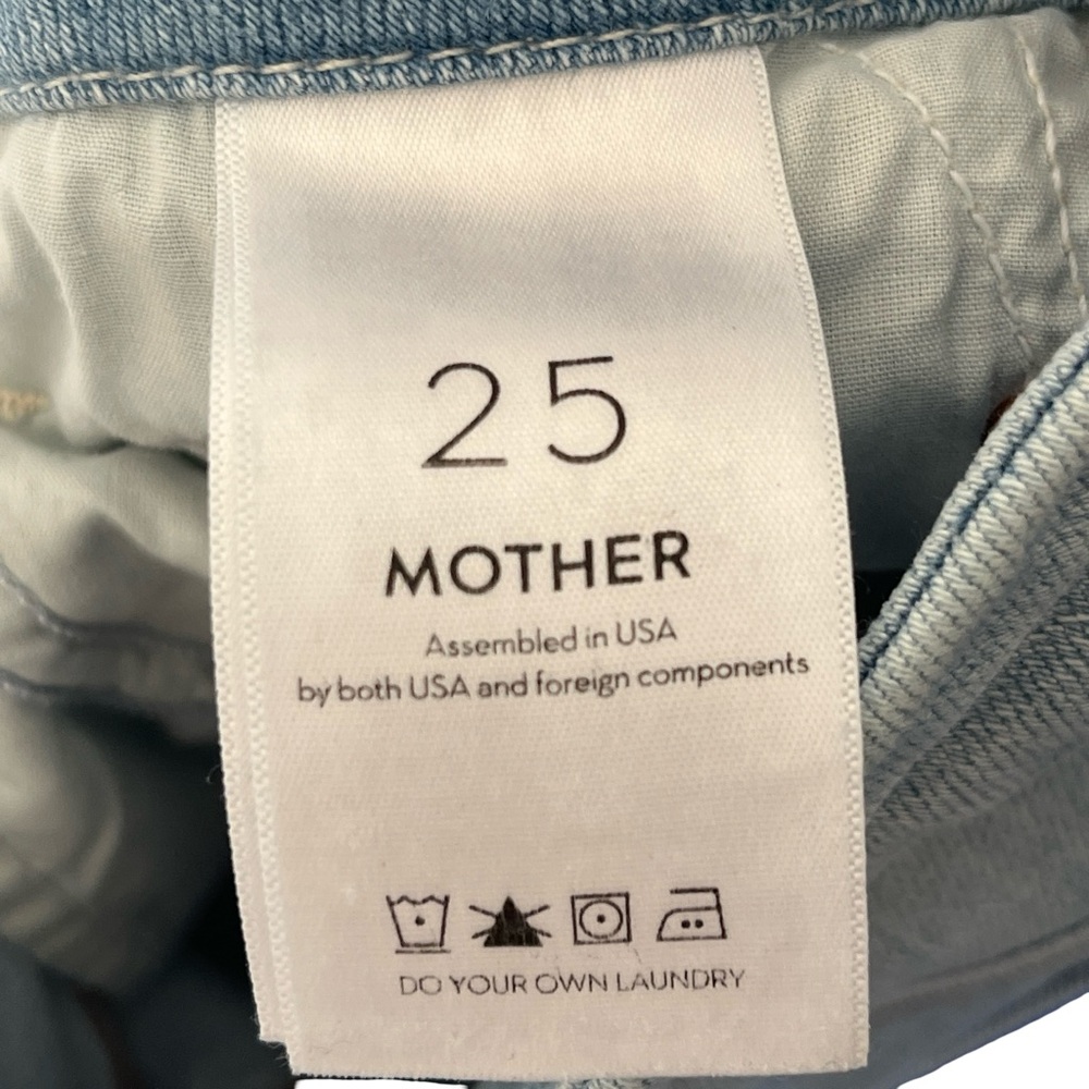Mother Jeans the Looker Crop Swimming Pool Sunday Casual Stretch Womens Size 25 - Picture 5 of 10